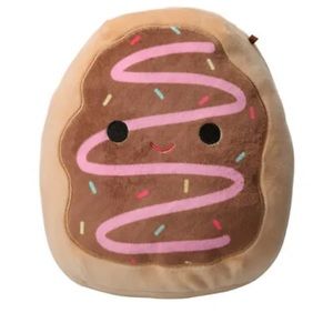 Squishmallows 2023 Food Squad 12"Deja the Chocolate Frosted Donut Plush Doll Toy